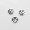 Accesorios de Plata de Ley S925 Plata Tailandesa Cuentas de Dinero Espaciador Pulsera de Hilo para Manualidades Pulsera de Cuentas de Buda Junta Material de Joyería de Plata
