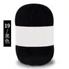 Hilo de Algodón Leche de Cuatro Hilos para Bebé Etiqueta Blanca 25g Grupo Exportación Muñeca de Punto Hecha a Mano Cojín Bufanda Material DIY