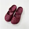 Crocs Estilo Dulce Ballet para Mujer Zapatos de Playa de Verano Estilo Dulce Suela Suave Zapatos Mary Jane Punta Cerrada Pantuflas Sandalias de Exterior