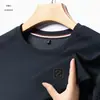 Sudadera de Manga Larga Transfronteriza para Hombre, Nuevo Estilo de Alta Gama Otoño e Invierno, Versátil, Moderna, Holgada, Casual, Sudadera Estampada para Hombre, Camiseta Base