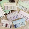 Adesivos Tangshi Transfronteiriços Série Padrão Floral Vintage Floral DIY Adesivos de Decoração para Diário 120 Folhas 6 Designs