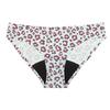 Calça Menstrual à Prova de Vazamento Quatro Camadas Estampada Tamanho Grande Cintura Baixa para Mulheres