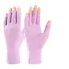 Guantes para Alivio del Dolor en las Articulaciones Fisioterapia Anti-Hinchazón Presión en la Mano Protección de Articulaciones Guantes de Presión de Medio Dedo Protección de Dedos de Medio Dedo Coloridos