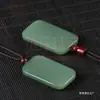 Mongolia Exterior Material Marca de Paz y Seguridad Alta Imitación Jade Hetian Material Boca Amarilla Marca Pan Qemal Jade Blanco Verde Marca Paz E18