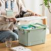 Caja de almacenamiento multiusos para guardarropa, caja de almacenamiento de juguetes con tapa, caja de almacenamiento de ropa portátil, venta al por mayor, entrega inmediata