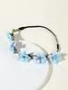 Coroa de Flores Colorida Headband Floral Headpiece Casamento Festival Feriado Festa de Fada Adereços de Fotografia