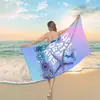 Toalla de playa de microfibra impresa digitalmente, de secado rápido y absorbente, toalla de baño de tamaño grande, chal y tapete para vacaciones en la playa