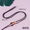 Cuerda Colgante DIY de Cuenta Dzi Cruzada Hebilla de Seguridad de Jade Jade Cadena de Clavícula Roja para Hombres y Mujeres Venta al por Mayor