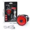 Luzes de Bicicleta, Luzes de Ciclismo, Luzes de Mochila Impermeáveis para Corrida ao Ar Livre, Iluminação para Bicicleta de Estrada, Luzes Traseiras para Mountain Bike, Luzes para Pedalar à Noite