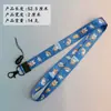 Cordão de Celular Desenho Animado, Alça de Pescoço para Crachás de Identificação, Cordão Destacável para Cartões de Refeição, Crachás de Trabalho, Crachás de Fábrica, Crachás Escolares