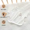 Ropa para Bebé Recién Nacido Jingqi Camisa Fresca de Modal con Espalda Abierta Verano Transpirable Delgada Conjunto Estilo Monje para Bebé