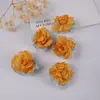 Brincos Pequenos de Florido em Duas Cores com Borda Queimada para Mulheres Novos Populares de Primavera Nicho Brincos de Luxo Leve Atacado