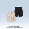 Dropshipping Transfronterizo Traje de Hombre Pantalones Cortos Ropa de Exterior 2025 Nuevo Verano Seda de Hielo Rectos Pantalones Casuales de Negocios