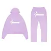 2026 Conjunto de Sudadera con Estampado de Letras para Hombre y Mujer de Moda Americana de Calle Transfronteriza Hip-Hop Street Holgada con Capucha