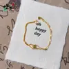 Tienda de Oro Mismo Estilo Pulsera Irregular de Cintura Pequeña Color Dorado para Mujer Estilo Ins Moda Tendencia Joyería de Mano Versátil