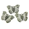26x 18mm 1.5g Europa y Estados Unidos popular accesorio de joyería vintage animal volador mariposa mariposa mariposa colgante