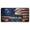Placa Decorativa Plana de Alumínio Placa de Licença de Ferro 9 Placas Criativas de Lembrete Motivacional Venda Direta da Fábrica Amazon Aliexpress