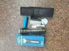 Linterna de Exterior de Alto Brillo en Stock, Multifuncional Recargable por USB con Zoom T6 Luz de Largo Alcance con Imán y Clip para Bolígrafo, Linterna Cob