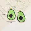 Aleación Mixta Colgante de Fruta Sandía Pera con Goteo de Aceite Accesorios para Joyería DIY Colgante para Bolso Llavero Materiales