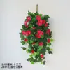 Gloria de la Mañana Artificial Flor Artificial de Gloria de la Mañana Flor Falsa Enredadera Flor de Plástico Flor Decorativa Colgante Colgante de Pared Orquídea Amazon Transfronterizo
