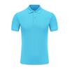 Polo de algodón puro de verano para hombre, de color liso, con logotipo personalizado impreso y solapa, manga corta, con herramientas personalizadas DIY