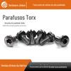 Parafusos anti-roubo de cabeça redonda Spot Parafusos sextavados Dentes triangulares de aço inoxidável 304 Parafusos Torx atacado