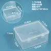 Caixa de Embalagem de Plástico Transparente Caixa de Exibição de Amostra de Ferramentas de Hardware Caixa de Embalagem de Peças Organizador de Acessórios Caixa de Armazenamento de Cartões