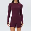 Macacão de yoga feminino transfronteiriço com costas bonitas, almofadas de peito removíveis, roupa de ginástica justa, macacão esportivo com cintura em V nas costas