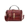 Bolsa feminina 2023 nova moda europeia e americana cera de óleo de couro portátil bolsa de ombro bolsa de mensageiro simples para senhoras uma geração de cabelo