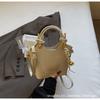 Bolso Casual de Diseño Nicho Moderno de Mano Cruzado Tipo Cubo para Mujer 2025 Primavera Nueva Moda Bolso Pequeño