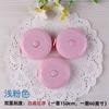 Mini cinta métrica rosa de 1.5 m para protección ambiental, pequeña, retráctil automática, de plástico, tres circunferencias, para ropa, con logo impreso, cinta métrica suave