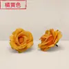Rosa artificial (Rosa Redonda Pequena) Venda Direta de Fabricante de Cabeças de Flores Arranjo de Arco de Parede para Cena de Casamento ao Ar Livre