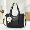 Bolso de Mujer Moderno y Elegante para Ir al Trabajo, Bolso de Mano Grande con Textura, Nuevo Bolso Bandolera Pequeño de Moda 2025