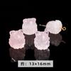 Jóias rosa cristal garra de gato bravo escultura pingente contas soltas faça você mesmo pulseira acessórios únicos para atacado
