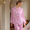 Novedad Más Vendido Pijama de Mujer Primavera y Otoño Seda de Hielo Manga Larga Ropa de Casa Verano Aire Acondicionado Conjunto de Traje Otoño 5326