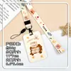 Portatarjetas Antiperdido de Dibujos Animados Lanyard para Insignia de Estudiante Portatarjetas de Campus Portatarjetas de Agua Portatarjetas de Identificación para Hombres y Mujeres Cubierta Protectora Comercio Exterior