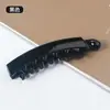 Pinza para el Cabello de Plátano Estilo Coreano y Japonés Nueva Pinza de Garra Mate en Forma de Cruz con Dientes para Cola de Caballo y Peinado Recogido