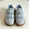 Tenis Rosa de Velcro para Mujer, Lindos y Originales, Nuevos Zapatos de Pan Esponjado de Nicho Primavera 2026, Estilo de Entrenamiento Alemán, Zapatos Blancos de Forrest Gump