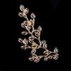 Novos ramos de liga flor acessórios diy handmade hairpin antigo acessórios de cabelo phoenix coroa vestido de noiva acessórios
