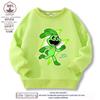 Criaturas sonrientes sonrisa de terror suéter de animal algodón cuello redondo ropa para niños y niñas top de primavera y otoño