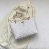 Diamante bordado linha moda bucket bag 2023 verão nova internet celebridade elegante commuter ombro axila saco saco moda