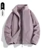 Moletom de Lã Polar Outono e Inverno Roupa de Trabalho Estampada Personalizada Restaurante de Hot Pot Restaurante Catering Garçom Jaqueta Engrossada