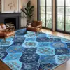 Alfombra Bohemio Retro Americano, Sala de Estar, Dormitorio, Alfombrilla de Mesita de Noche, Antideslizante, Resistente a Manchas, Alfombra Grande para Área de Hotel, Venta al por Mayor