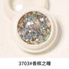 Arte de Uñas Rojo Cibernético Lentejuelas Calientes Azul Sirena Ji Corea del Sur Parche Grande de Uñas con Lentejuelas Mezcladas Flash Hada Pupila