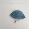 Sombreros para Niños para Primavera y Otoño, Sombreros de Pescador Lindos y Adorables para Niños y Niñas, Sombreros de Cubo de Mezclilla a Prueba de Viento y Lavables para Salidas, Estilo de Invierno