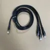 Cable de datos PD tres en uno 20W un para tres cable de carga superrápida 66W adecuado para Apple tipo-c cable de carga tres colores