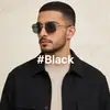 Gafas de sol sin montura europeas y americanas transfronterizas, Gafas de sol de marca de vanguardia con patillas de resorte para mujer, Gafas de sol de moda de alta gama con degradado para hombre