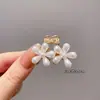Pinza Metálica Redonda Pequeña para el Cabello, Pinza Lateral Estilo Celebridad con Pedrería Brillante, Pinza para Flequillo, Accesorio para el Cabello para Mujeres