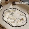 Alfombrilla Drenante para Fregadero de Cocina de Dibujos Animados, Salvamanteles para Restaurante, Aislamiento Térmico, Resistencia al Calor, Absorción de Agua, Secado Rápido, Resistencia a la Suciedad, Resistencia al Desgaste, Fácil de Cuidar