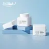 En stock 30g 50g botella de crema blanca plástico cosmético cuadrado botella de crema para rostro botella dispensadora de loción pp botella de crema para ojos